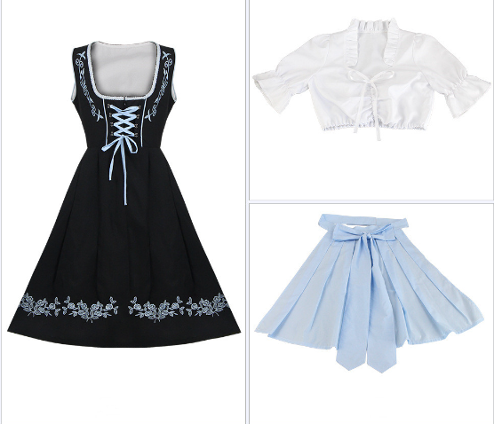 Halloween Costume Dress for Beer Festival up to 3XL