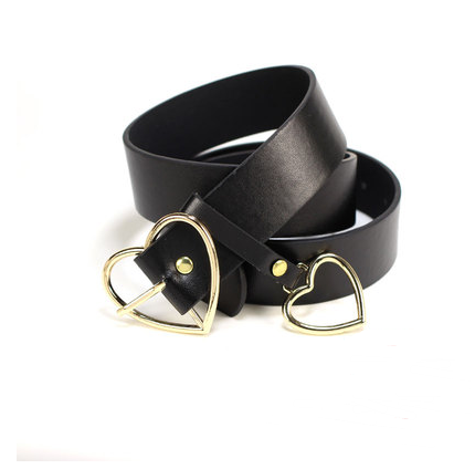 Chic Heart Pin Women's Belt