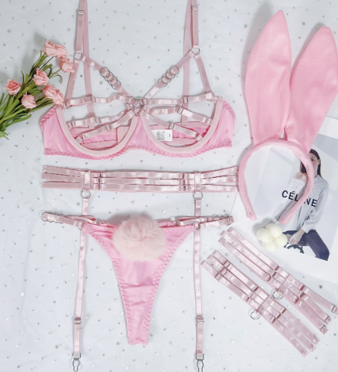 Lingerie Bunny Set - Sexy Costume Outfit (Set)