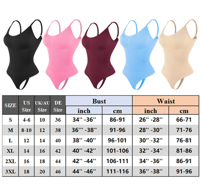 Seamless Backless Thong Bodysuit