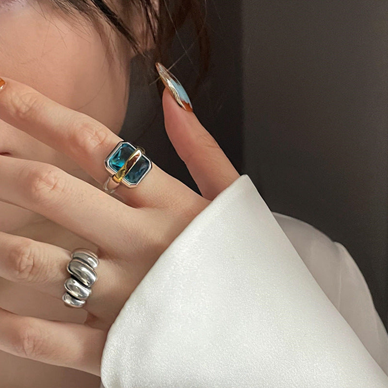 Elegant Thai Sterling Silver Vintage Rings