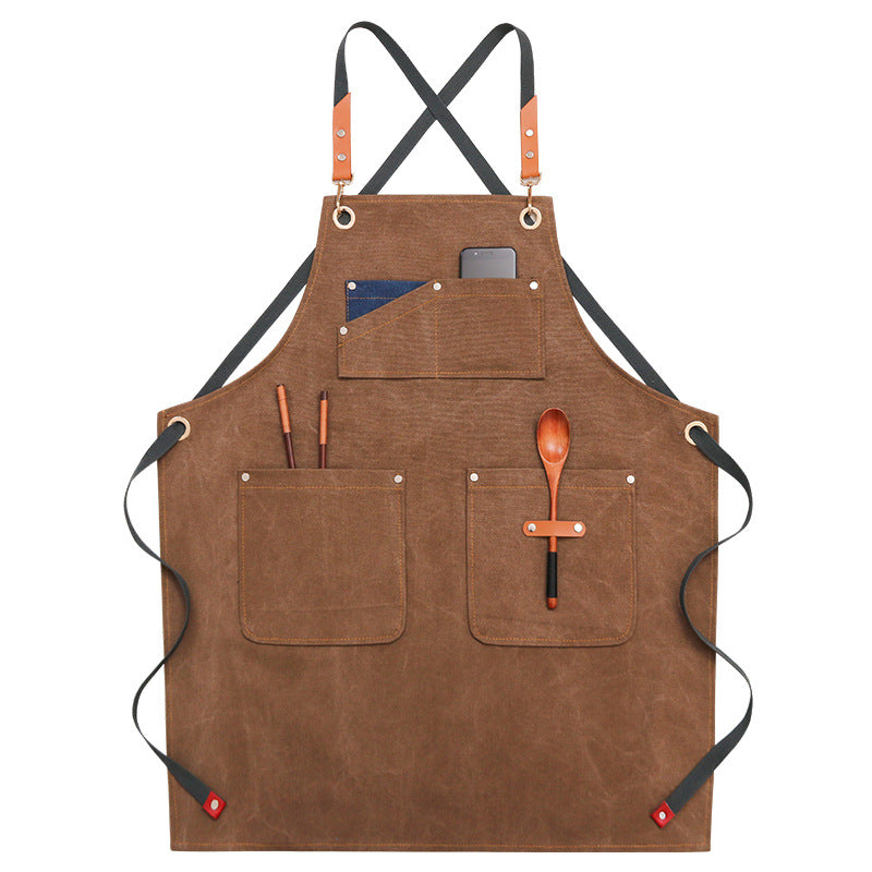 Chic Denim Apron - Versatile Use