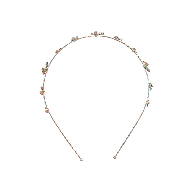 Exquisite Pearl Butterfly High-End Feminine Headband