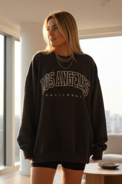 Chic Letter Print Sweatshirt up to 4XL