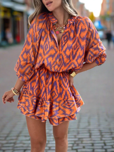 Yasmine™ Elegant Summer Dress with Ruffle Design (One Piece) up to 3XL