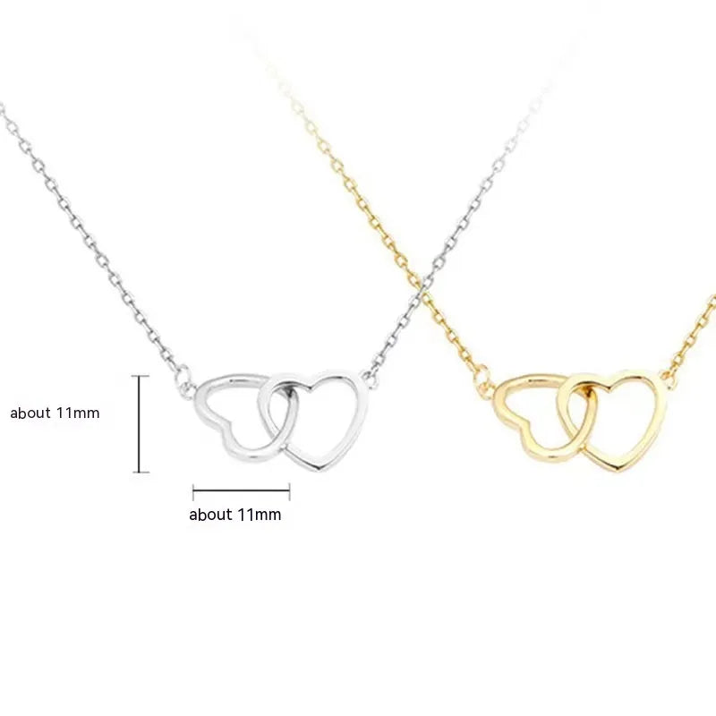 Double Heart Necklace