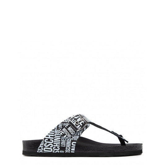 Love Moschino Logo Flip Flops Sandals