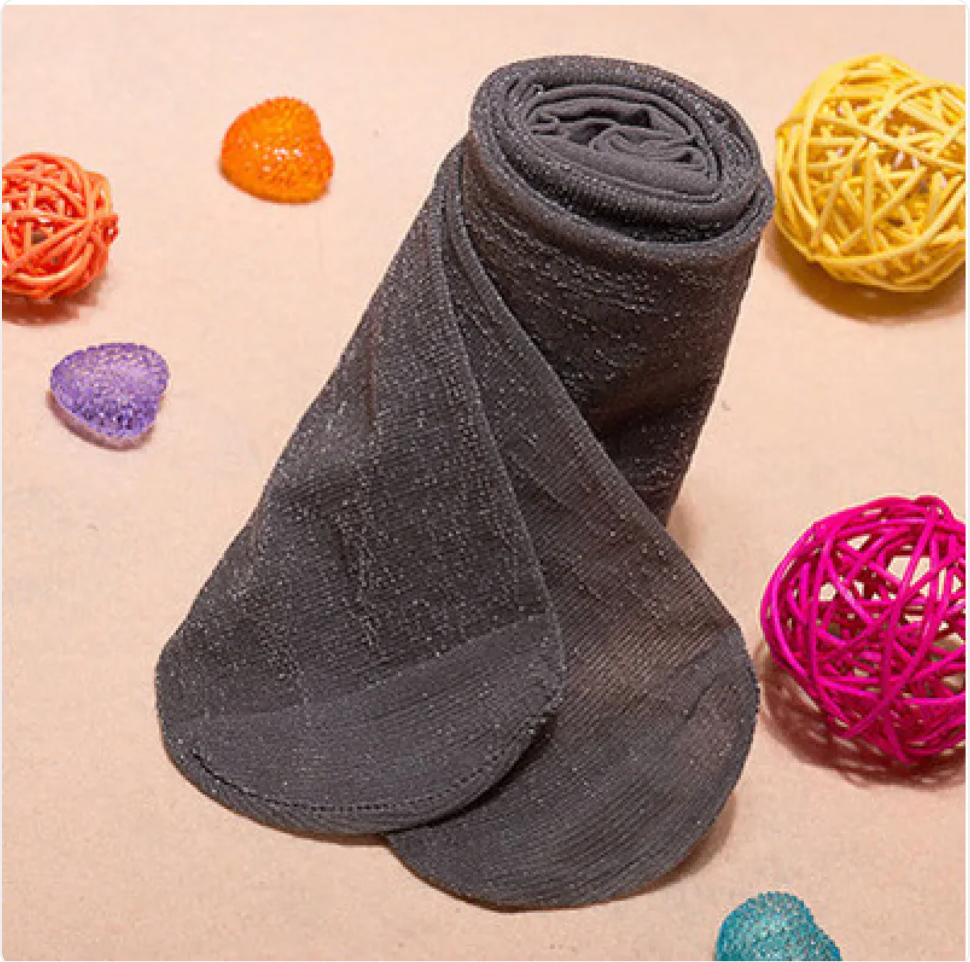 Sheer Shimmer Pearl Pantyhose for Women