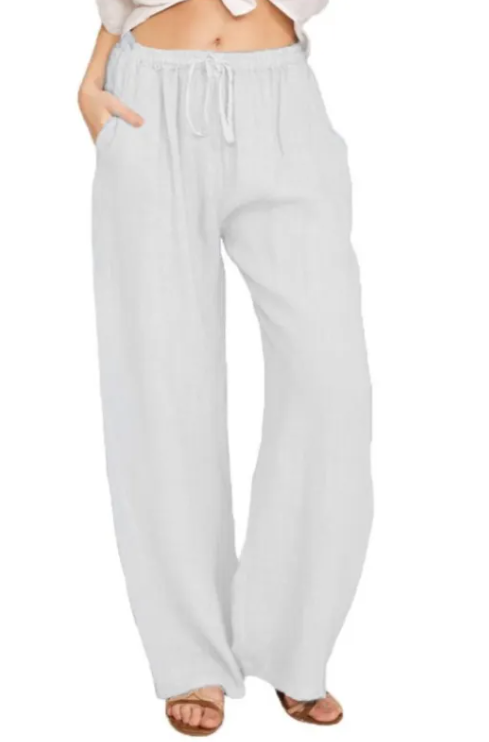 Chic Cotton Linen Casual Pants