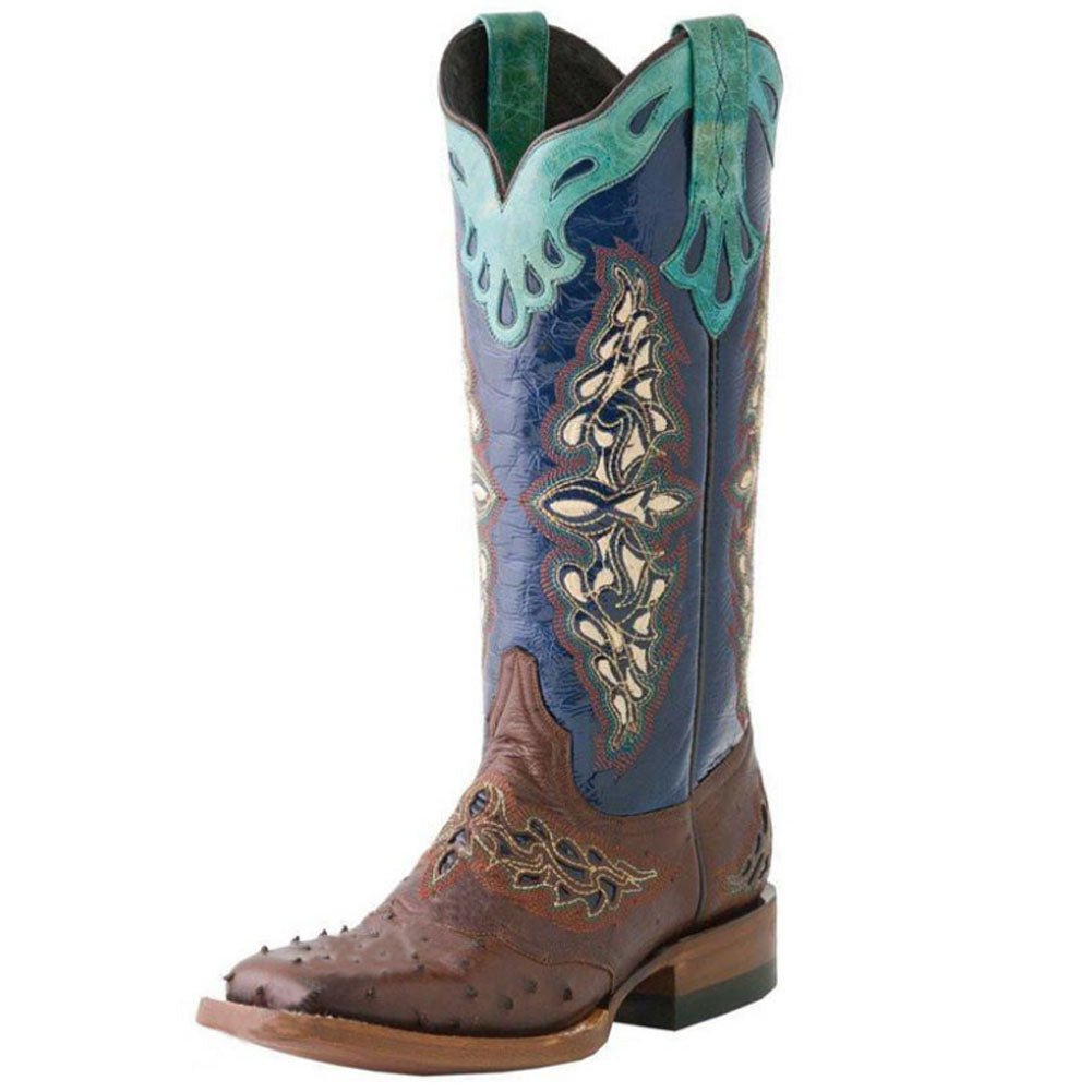 Color Matching Mid Top Knight Boots for Women