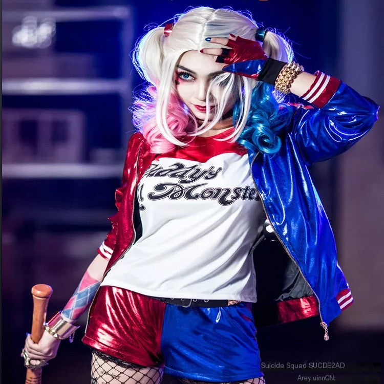 Suicide Squad Harley Quinn Cosplay Costume