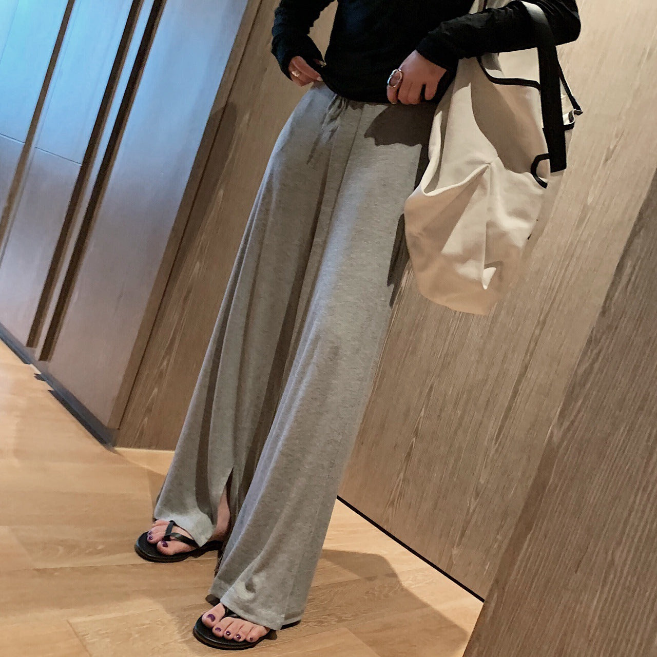 Split Hem Lounge Pants (Long Pants)