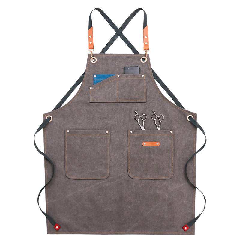 Chic Denim Apron - Versatile Use