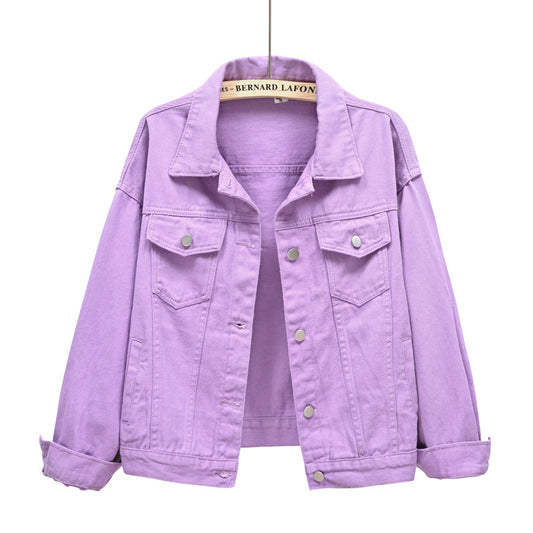 Women's Multi-color Denim Jacket up to 3XL
