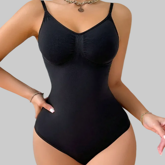 Seamless Backless Thong Bodysuit in Black – Sizes XXS/XS to 4XL/5XL | The Pretty Pistol