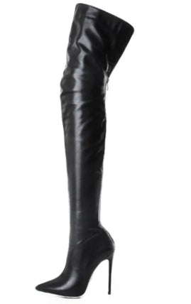 Over-the-Knee Leather Boots for Women