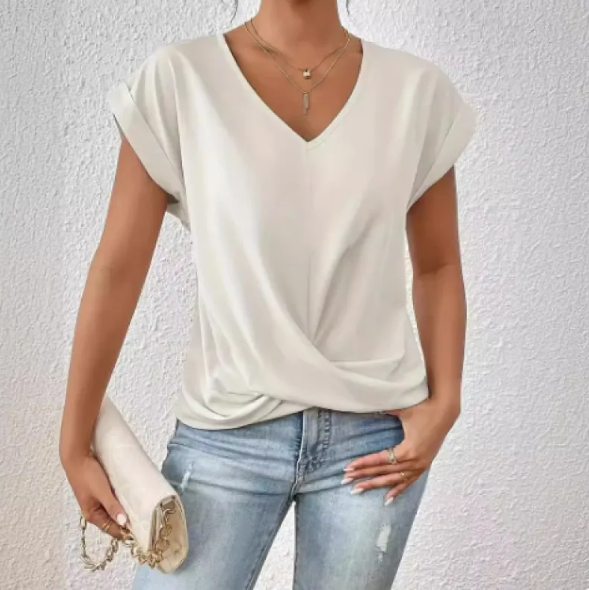 Chic Knot Waist T-Shirt up to 3XL