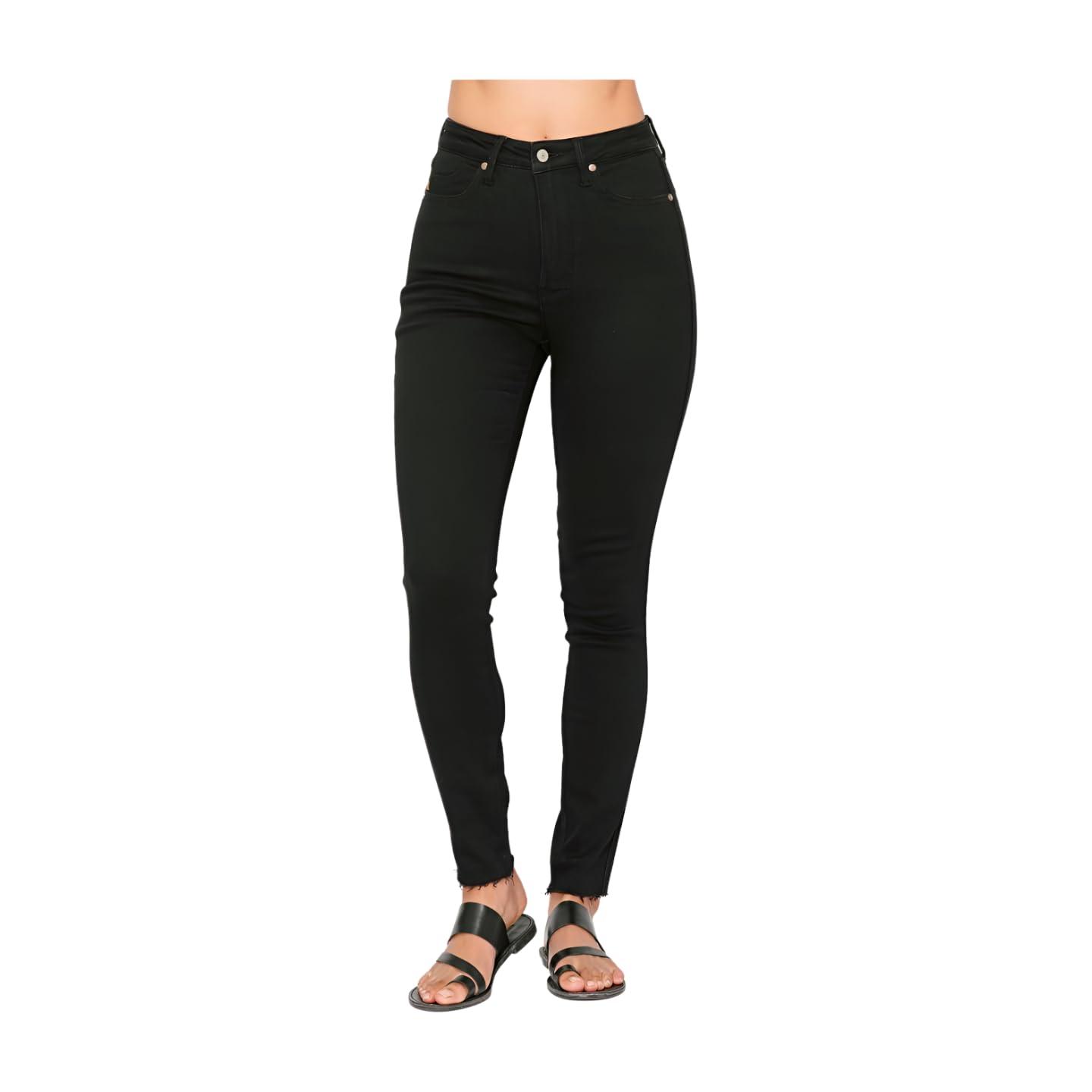 Judy Blue Tummy Control Skinny Jeans in Black