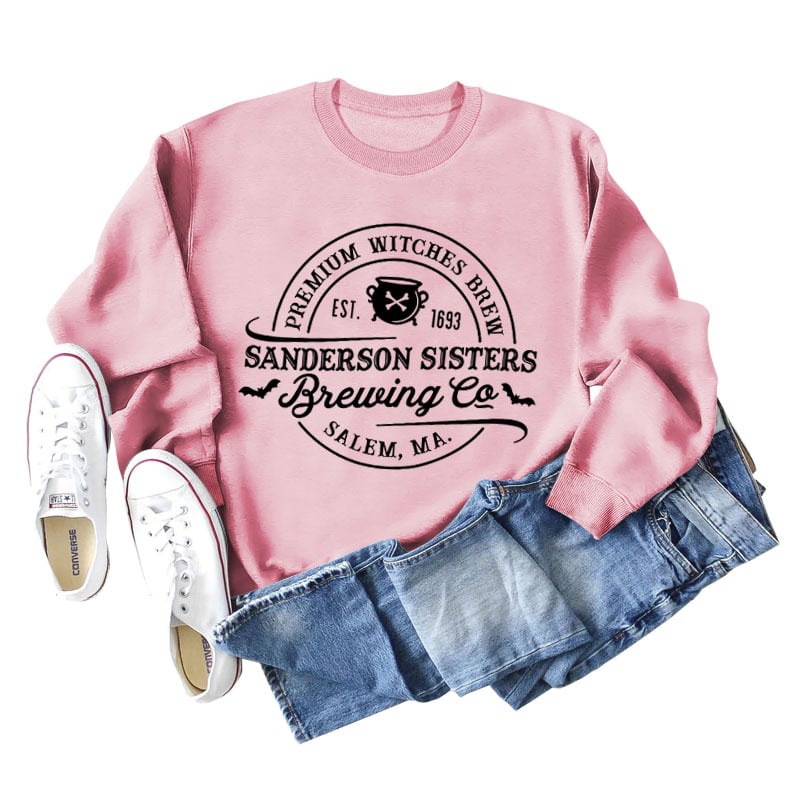 Women’s relaxed cotton letter graphic long sleeve tee in Pink from The Pretty Pistol
