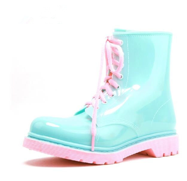 Transparent Glitter Rain Boots