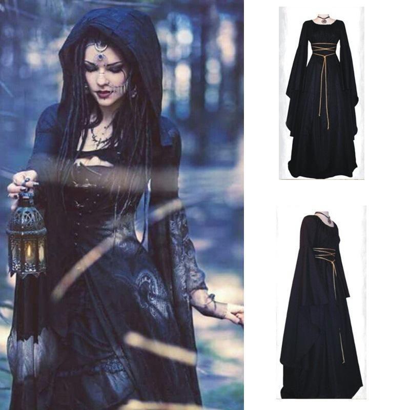 Gothic/Medieval Women's Dress for Halloween Costume