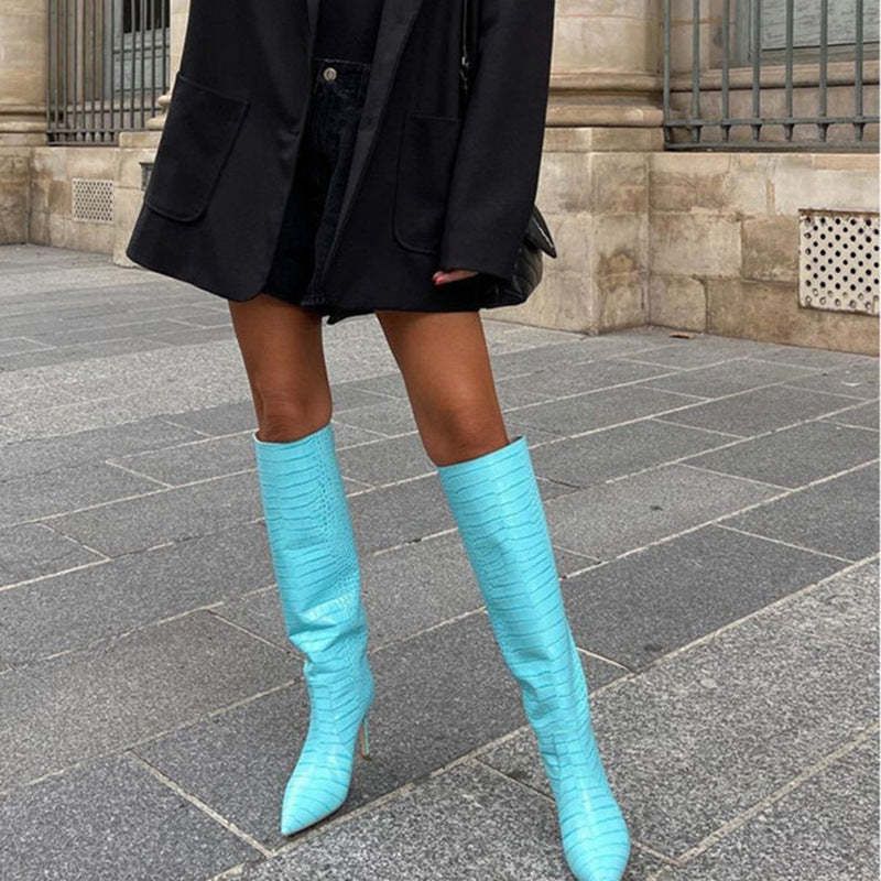 Fashion Tall Heeled Boots for Women (Plus Size)