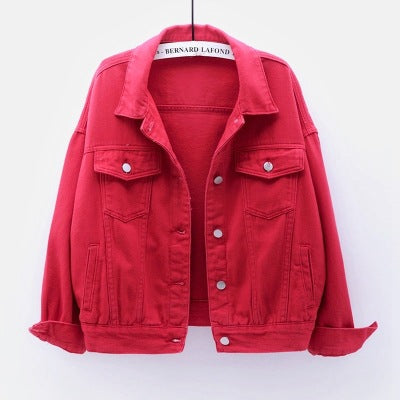 Women's Multi-color Denim Jacket up to 3XL