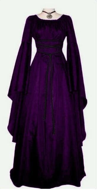Gothic/Medieval Women's Dress for Halloween Costume