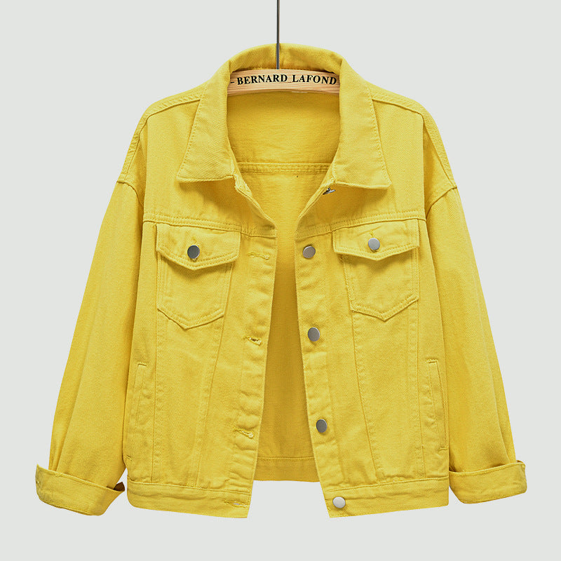 Women's Multi-color Denim Jacket up to 3XL