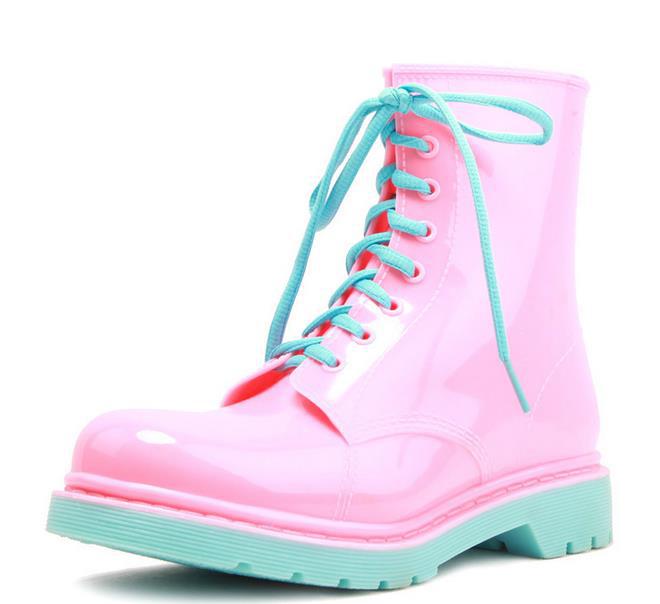 Transparent Glitter Rain Boots