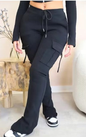 Retro Chic High-Rise Flared Pants and Jacket Separate Pieces - Mix & Match