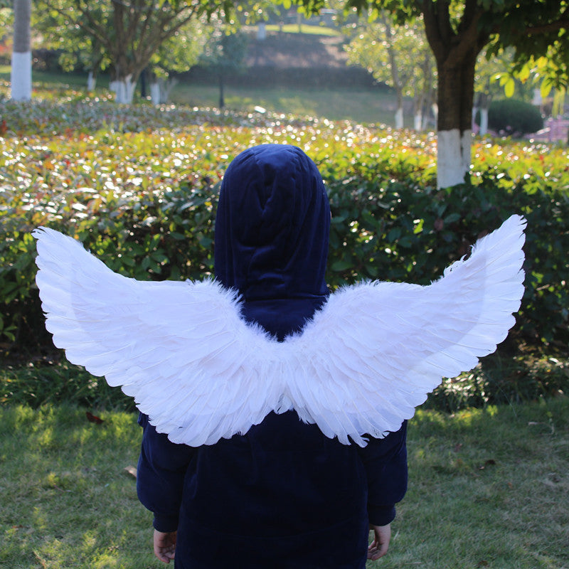 Black Feather Wings for Halloween Cosplay (Adult Size)