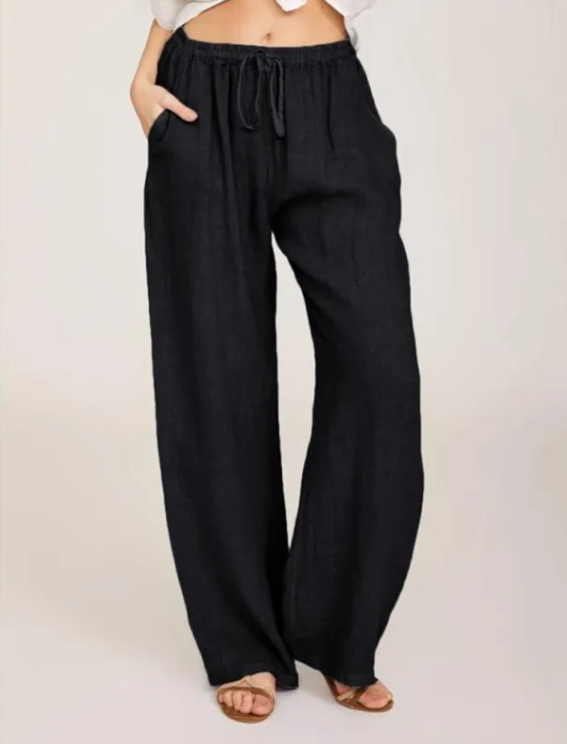 Chic Cotton Linen Casual Pants