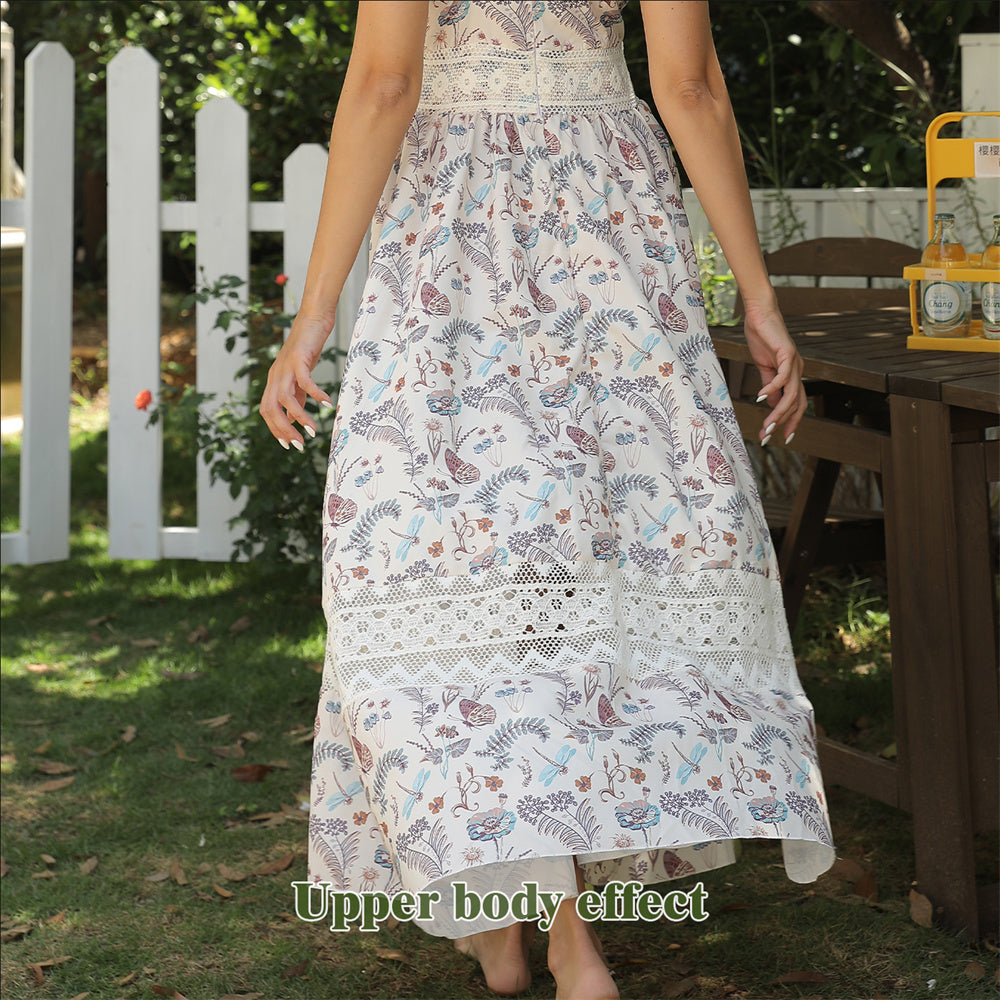 Floral Maxi Dress Up to XXL