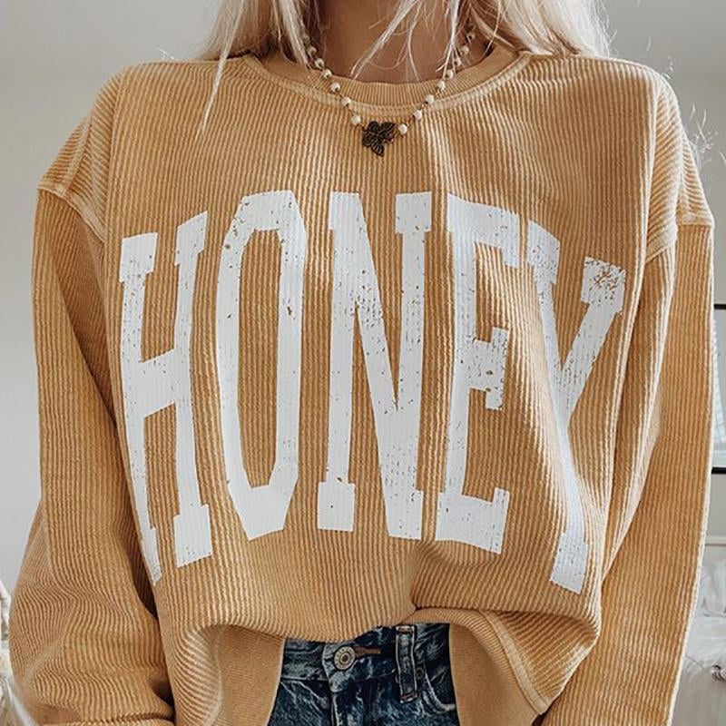 Printed Long-sleeve Loose Fit Shirt up to 2XL