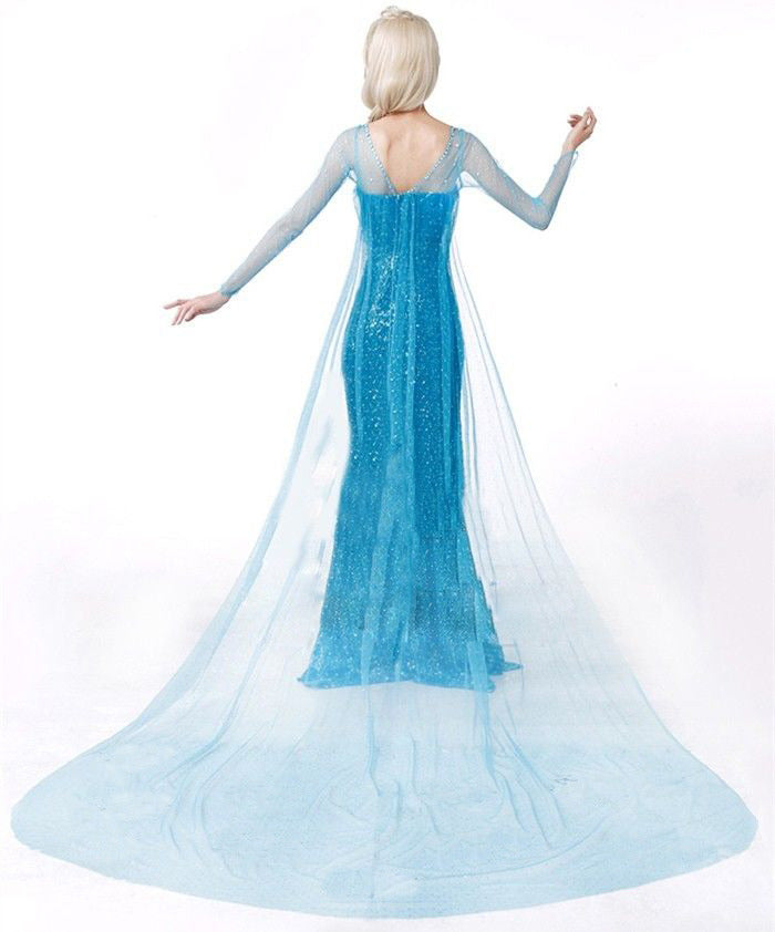 Frozen Elsa Cosplay Costume Dress for Performances