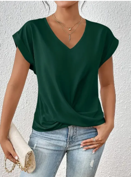 Chic Knot Waist T-Shirt up to 3XL