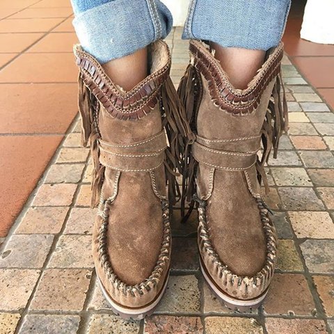 Tassel Fashion Short Boots