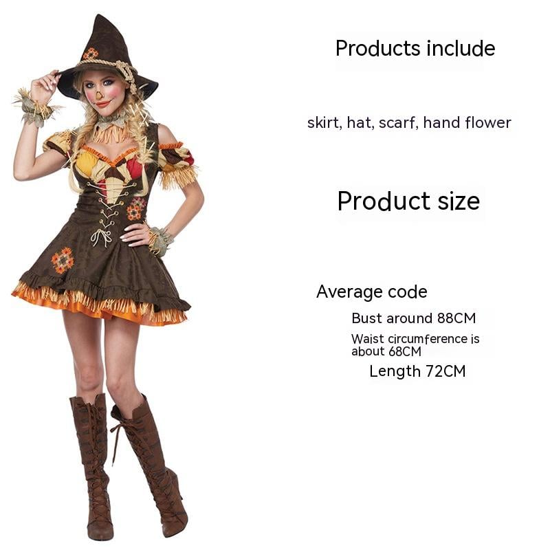 Wizard Of Oz Scarecrow Costume for Stage Performance