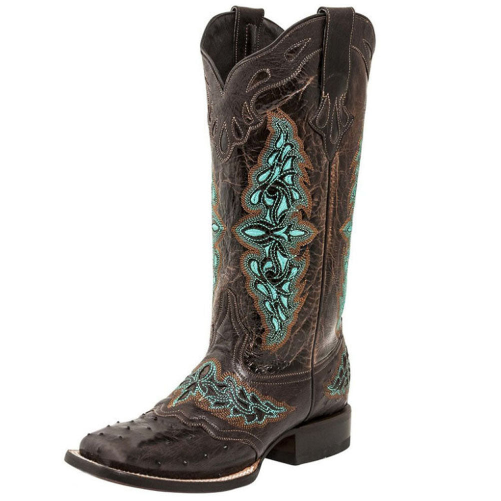 Color Matching Mid Top Knight Boots for Women