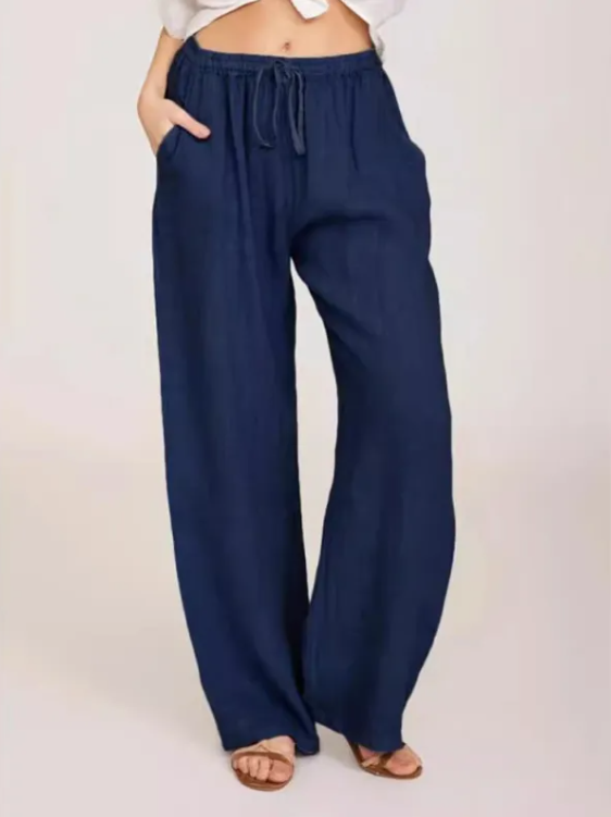 Chic Cotton Linen Casual Pants
