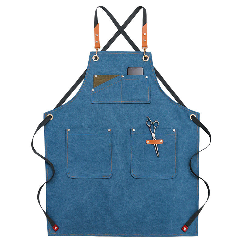 Chic Denim Apron - Versatile Use