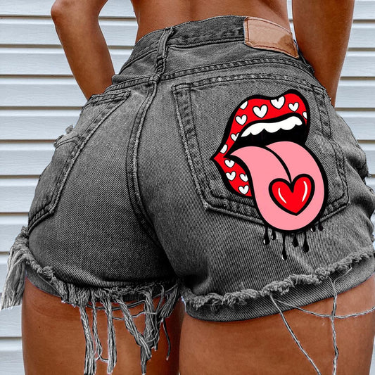 Hipster Denim Shorts for Women up to 4XL