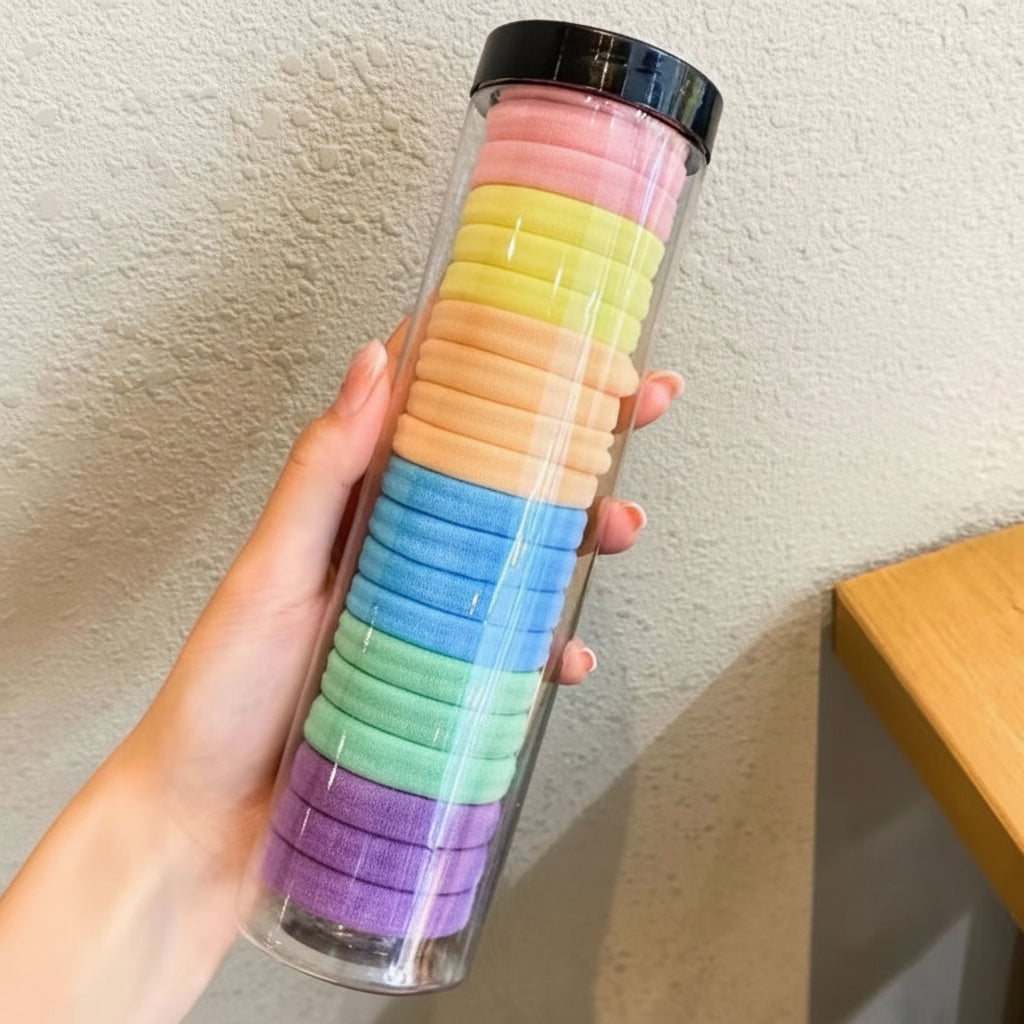 20-Pack Elastic Hair Ties
