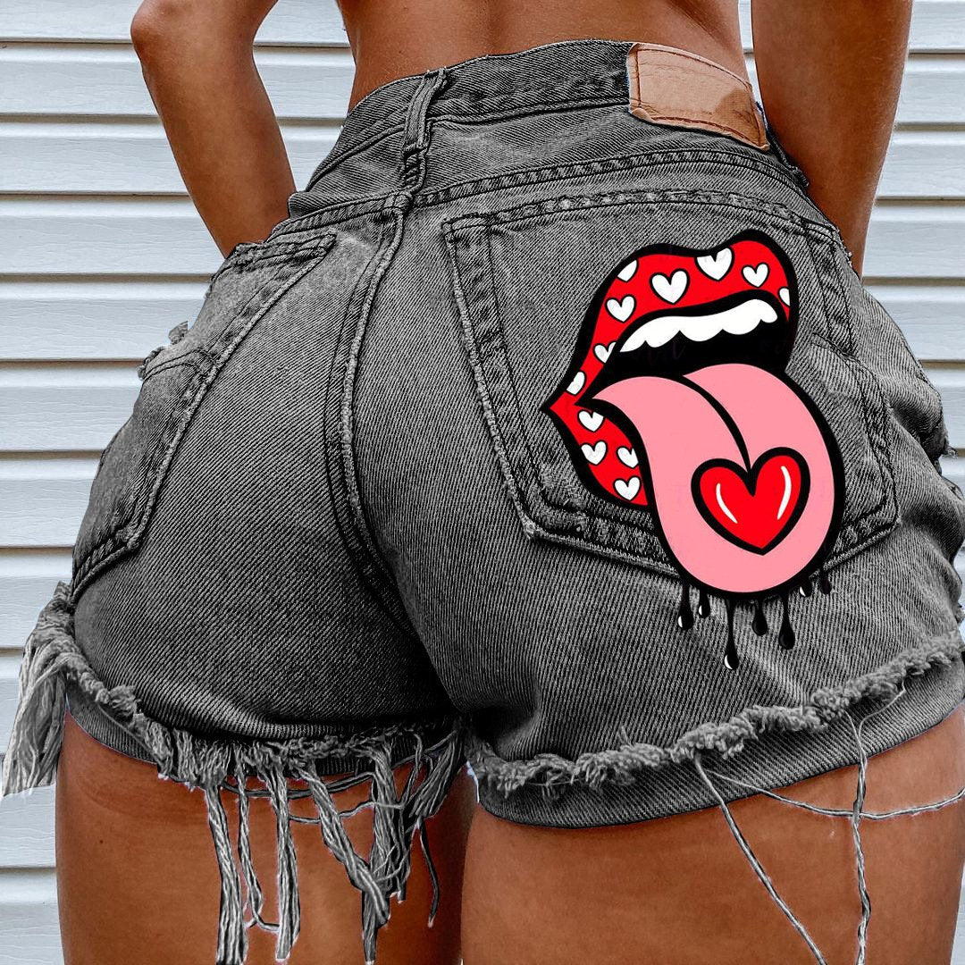 Hipster Denim Shorts for Women up to 4XL