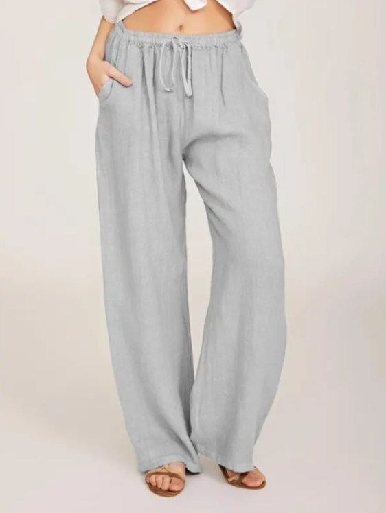 Chic Cotton Linen Casual Pants