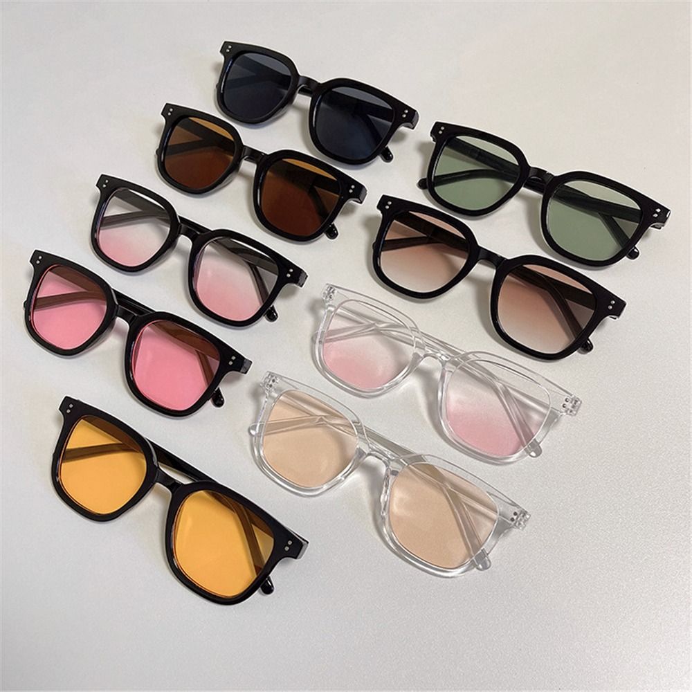 Gradient Blush Square UV400 Protective Sunglasses