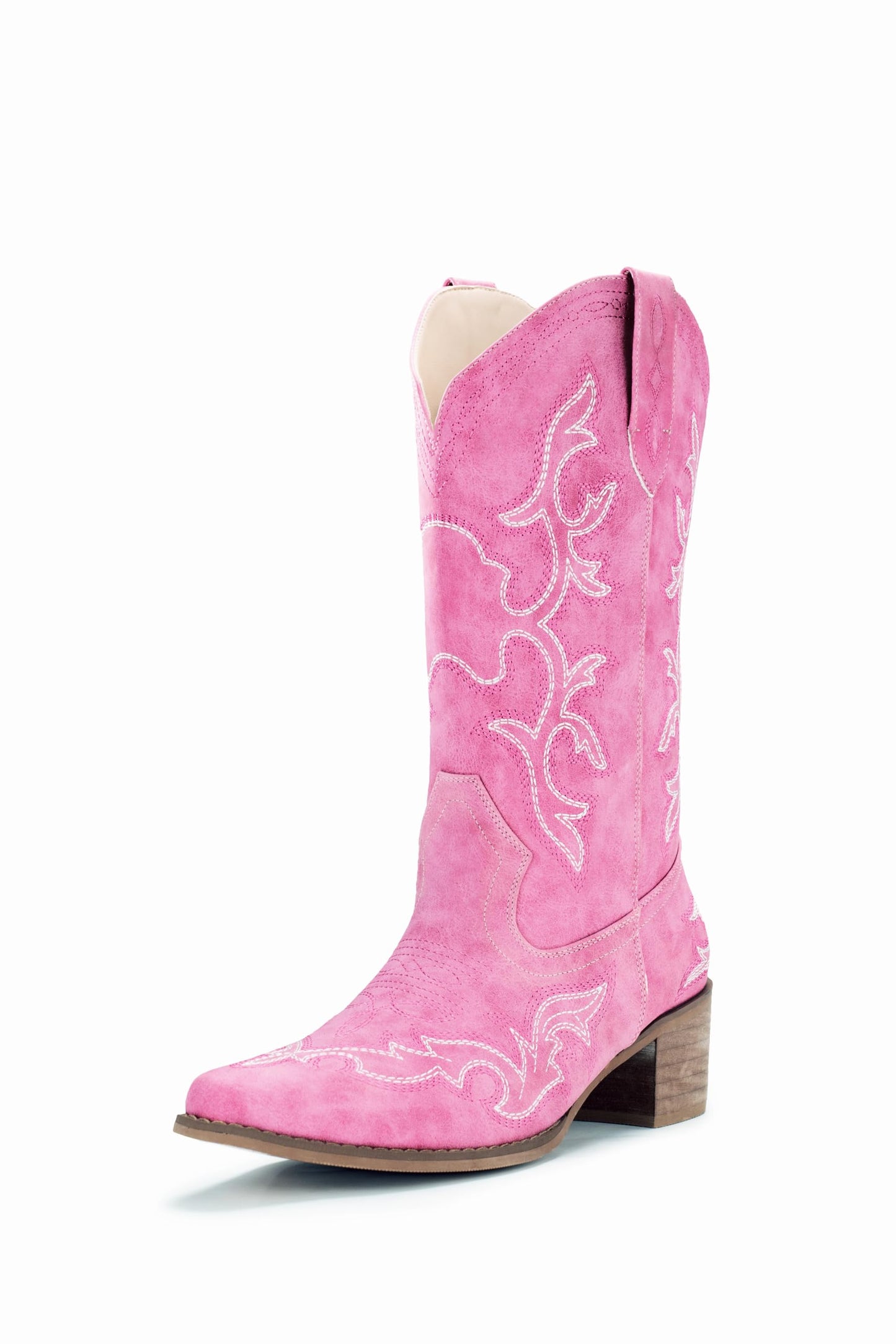 Classic Embroidered Women's Cowboy Boots