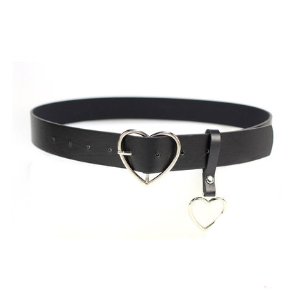 Chic Heart Pin Women's Belt