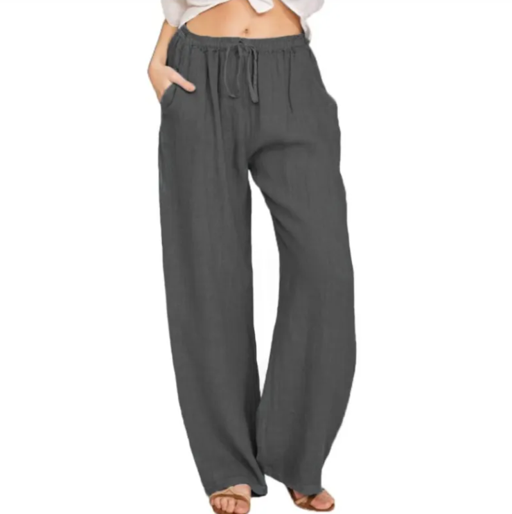 Chic Cotton Linen Casual Pants